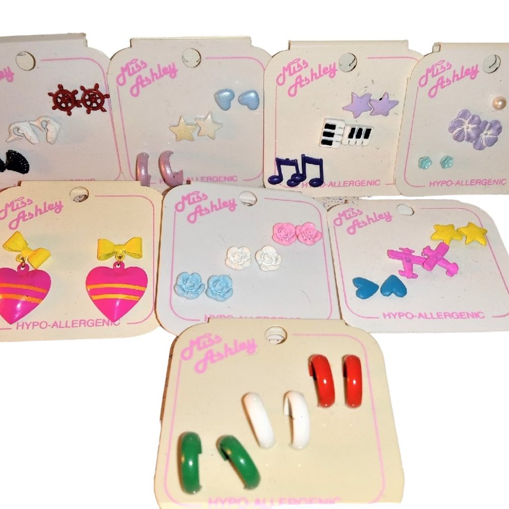 Bundle of Girls Miss Ashley Hypo-Allergenic Earrings